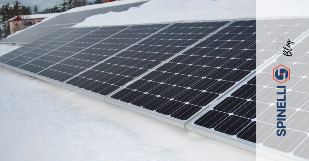 pannelli fotovoltaici in inverno